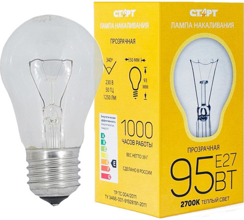 СТАРТ (11214) Б 95Вт Е27