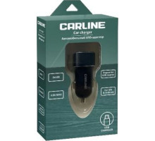 CARLINE CH-2-31A 2хUSB 3.8А Max в прикуриватель 12/24В черный в коробке