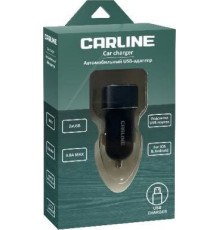 CARLINE CH-2-31A 2хUSB 3.8А Max в прикуриватель 12/24В черный в коробке