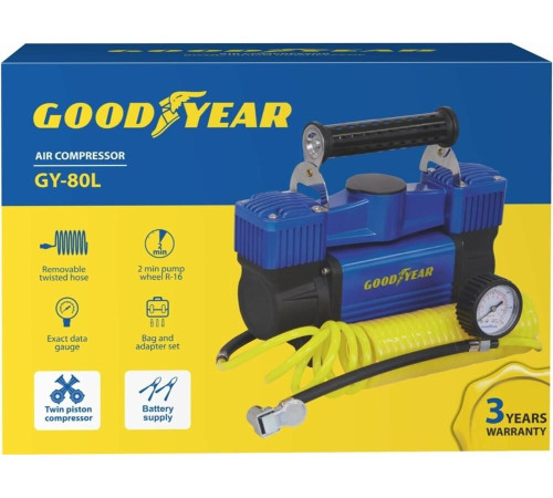 GOODYEAR GY000118 GY-80L 80 л/мин двухпоршневой