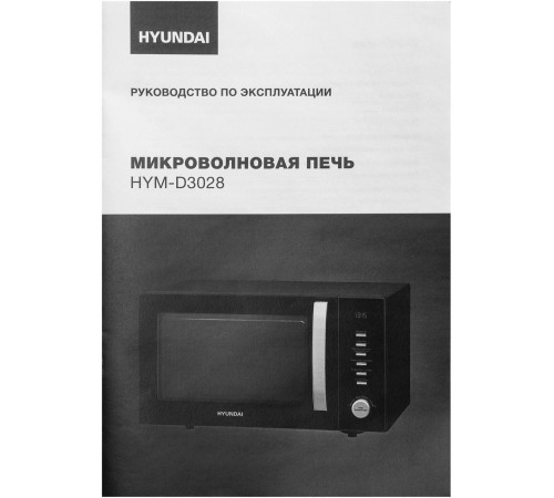 HYUNDAI HYM-D3028 черный/серебристый