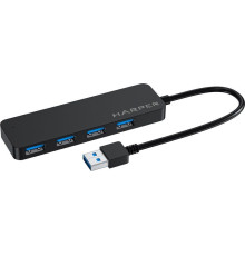 USB ХАБЫ HARPER HUB-04P Black