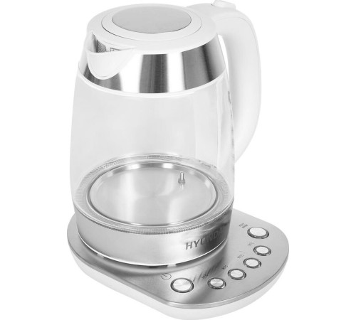 HYUNDAI HYK-G4033 1.7л. 2200Вт белый/серебристый (стекло)