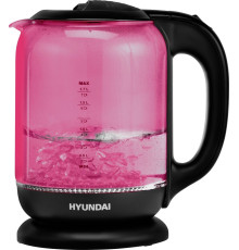 HYUNDAI HYK-G4808 1.8л. 2200Вт малиновый/черный (стекло)