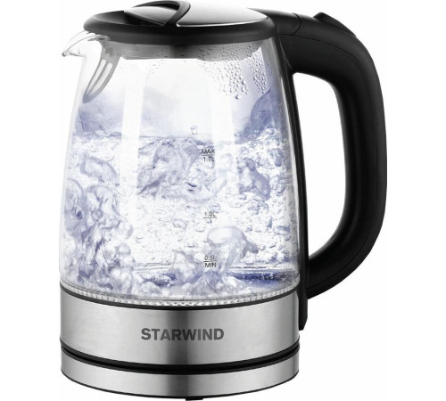 STARWIND SKG2315 1.7л. 2200Вт серый/серебристый (стекло)