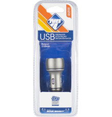 NOVA BRIGHT для моб.устройств, 2 USB-порта, 2100мА + цифровой LED вольтметр, 12/24В 46898