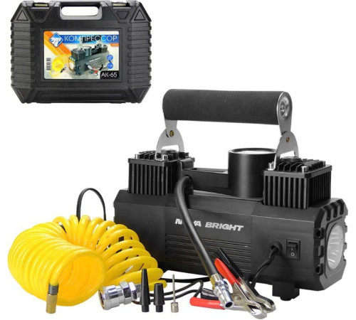 NOVA BRIGHT АК-65 металлический корпус, LED-фонарь, пластик.кейс 47160