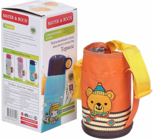 MAYER&BOCH 28046 белый/ розовый/оранжевый