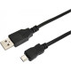 REXANT (18-1164-2) Кабель USB-micro USB/PVC/black/1,8m/REXANT