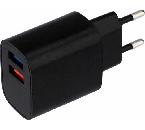 REXANT (16-0283) Сетевое зарядное устройство REXANT 2 x USB, 5V, 2.4 A, черное