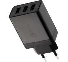 REXANT (18-2215) Сетевое зарядное устройство-переходник REXANT 3xUSB адаптер, 30W черное