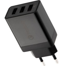 REXANT (18-2215) Сетевое зарядное устройство-переходник REXANT 3xUSB адаптер, 30W черное