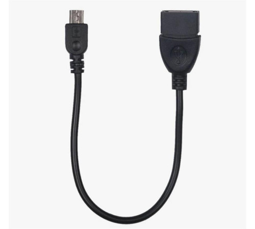 RITMIX RCC-010 OTG кабель, MicroUSB-USB-AF, 0,1m, медный