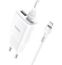 HOCO (6931474749512) C88Ai White + кабель LIGHTNING