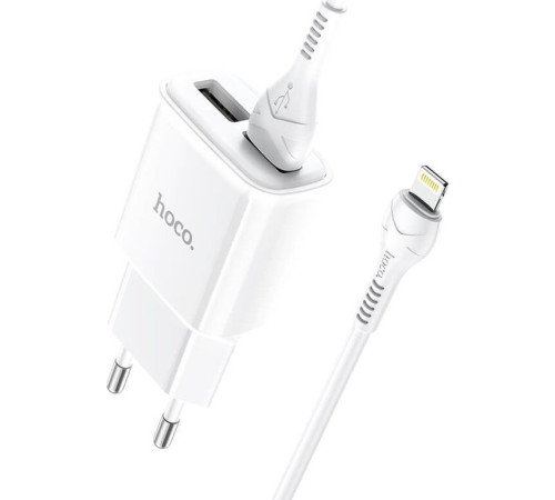 HOCO (6931474749512) C88Ai White + кабель LIGHTNING