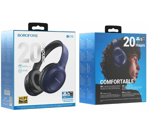 BOROFONE (6974443386301) BO19 Musique голубой