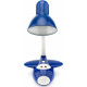 REXANT (603-1001) синий Светильник настольный Смелый Летчик на основании, с цоколем Е27, 60 Вт