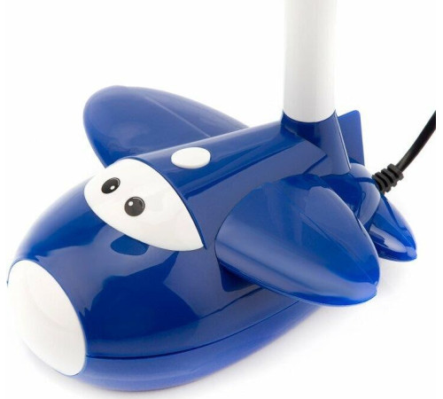 REXANT (603-1001) синий Светильник настольный Смелый Летчик на основании, с цоколем Е27, 60 Вт