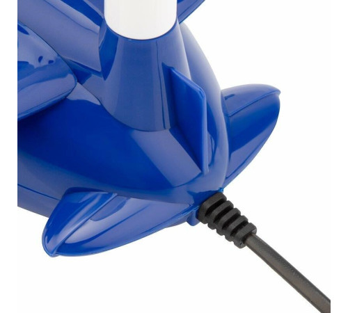 REXANT (603-1001) синий Светильник настольный Смелый Летчик на основании, с цоколем Е27, 60 Вт