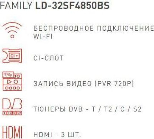 VEKTA LD-32SF4850BS FullHD SMART TV