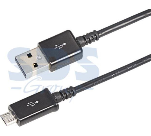 REXANT (18-4268-20) USB кабель microUSB длинный штекер 1 м черный