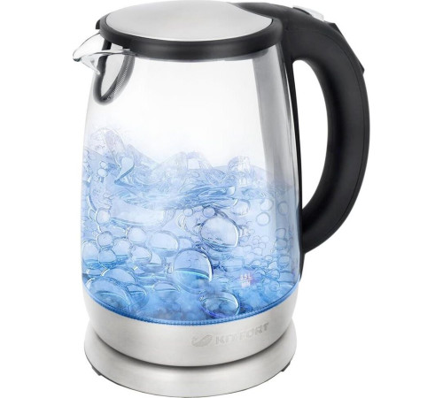 KITFORT КТ-628 серебристый (стекло)