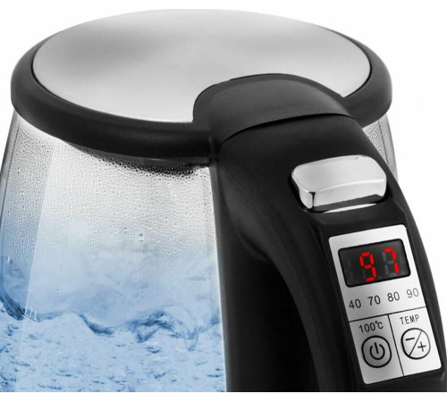 KITFORT КТ-628 серебристый (стекло)