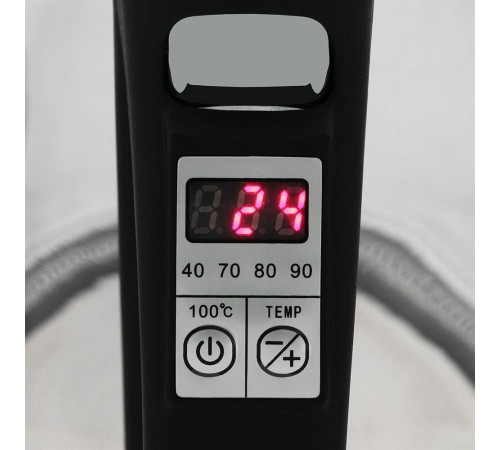 KITFORT КТ-628 серебристый (стекло)