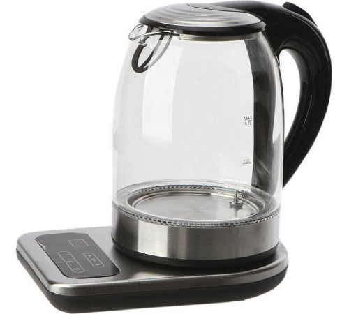 KITFORT КТ-657 нержавеющая сталь/черный (стекло)