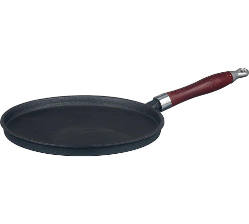 MALLONY Сковорода блинная чугунная PCIF-24, диам — 24 см, в конверте, промасл. Покрытие (985029)