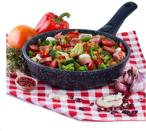 ТРАДИЦИЯ ТМ2265 а/пр литая 26см съемн/руч Мрамор