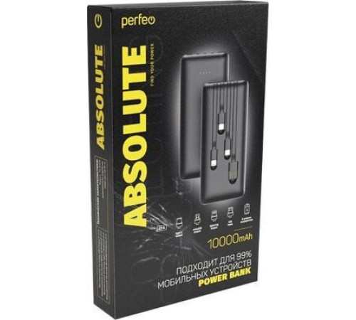 PERFEO (PF_B4878) ABSOLUTE - 10000mah - черный