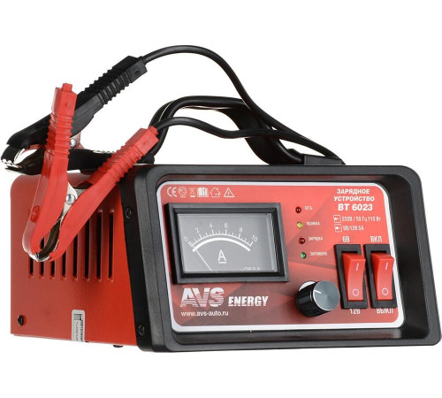 AVS BT-6023 для автомобильного аккумулятора (5A) 6/12V