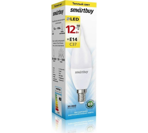 SMARTBUY (SBL-C37Can-12-30K-E14) 12W/3000/E14