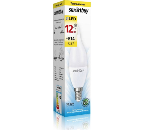 SMARTBUY (SBL-C37Can-12-30K-E14) 12W/3000/E14