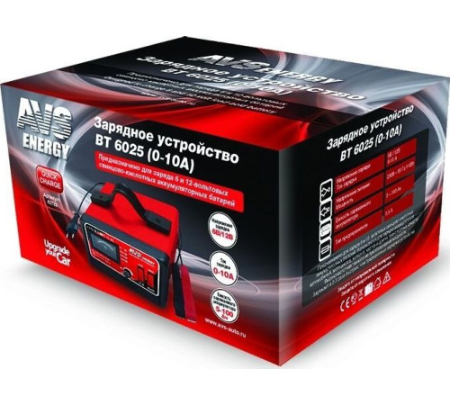 AVS BT-6025 для автомобильного аккумулятора (10A) 6/12V