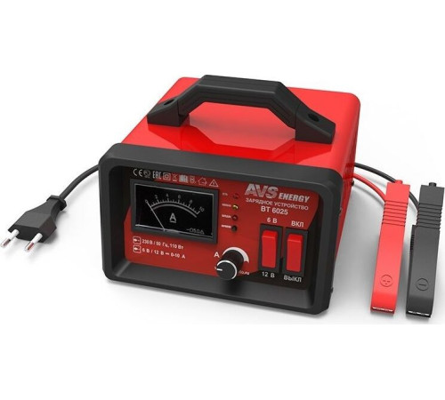 AVS BT-6025 для автомобильного аккумулятора (10A) 6/12V
