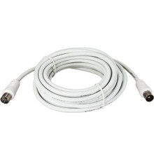 EXPLOYD EX-K-1405 ТВ штекер - ТВ гнездо 1M белый