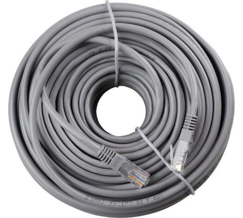 SMARTBUY (K-09100-50) литой UTP Кат.5e 10м серый