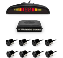 SWAT PT-128B /парктроник 8 датч. d 18мм, Black/