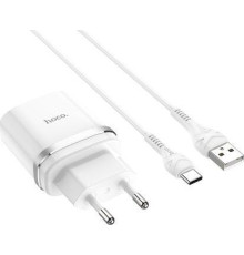 HOCO (6931474716309) C12Q SMART QC3.0 + TYPE-C (белый) СЗУ