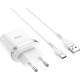 HOCO (6931474716309) C12Q SMART QC3.0 + TYPE-C (белый) СЗУ