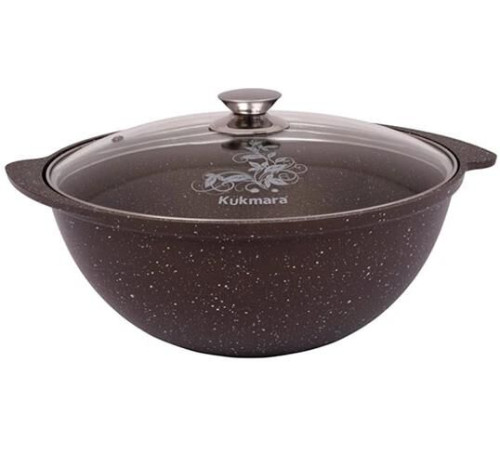 KUKMARA кмк37а а/пр литой 3,5л д/плова стекл/кр Кофейный мрамор