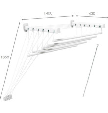 VIOLET Level 140 потолочно-настенная 8,4м 33140
