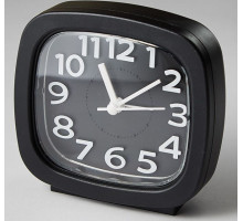 DELTA DT8-0001 Будильник 8.5*4.6*8.6см (черный)