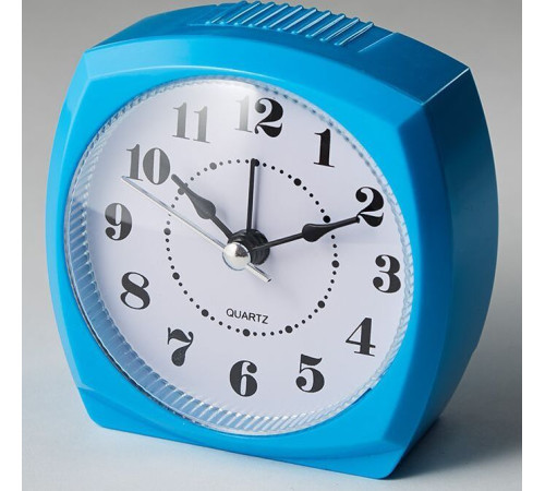 DELTA DT8-0006 Будильник 8.5*4.6*8.6см (голубой)