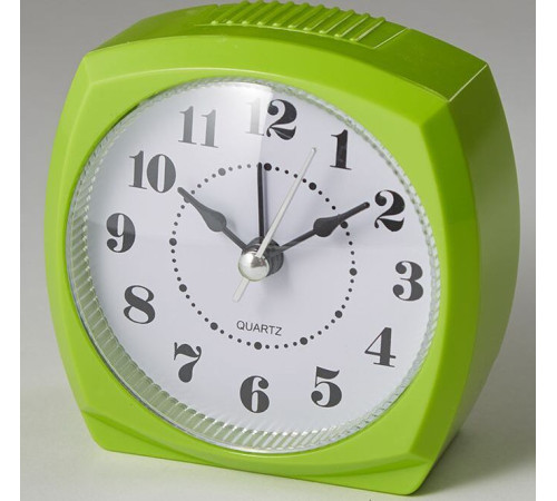 DELTA DT8-0007 Будильник 8.5*4.6*8.6см (салатный)