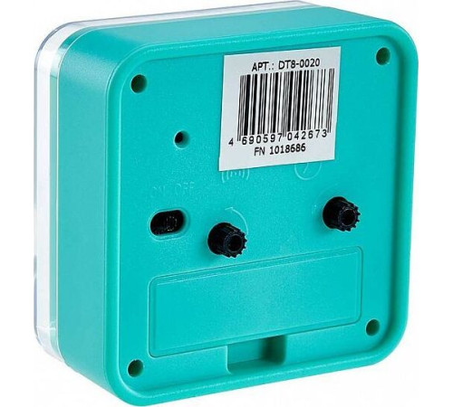 DELTA DT8-0020 Будильник 8.2*4.2*8.8 см (зеленый)