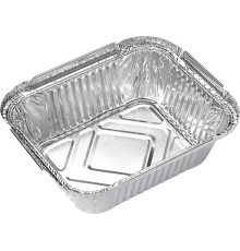 MALLONY Форма для выпечки, LAMINA, размер: 15*12*4,7 см, из алюм фольги, прямоугольная, одноразовая (006049)