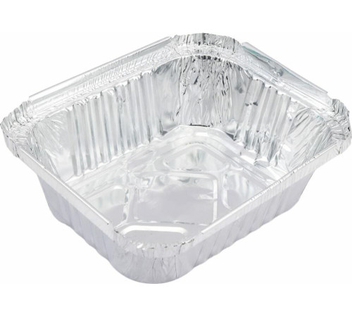 MALLONY Форма для выпечки, LAMINA, размер: 15*12*4,7 см, из алюм фольги, прямоугольная, одноразовая (006049)